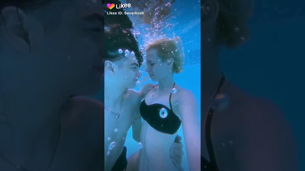 Фото Настя Кош и Макар поцелуй.