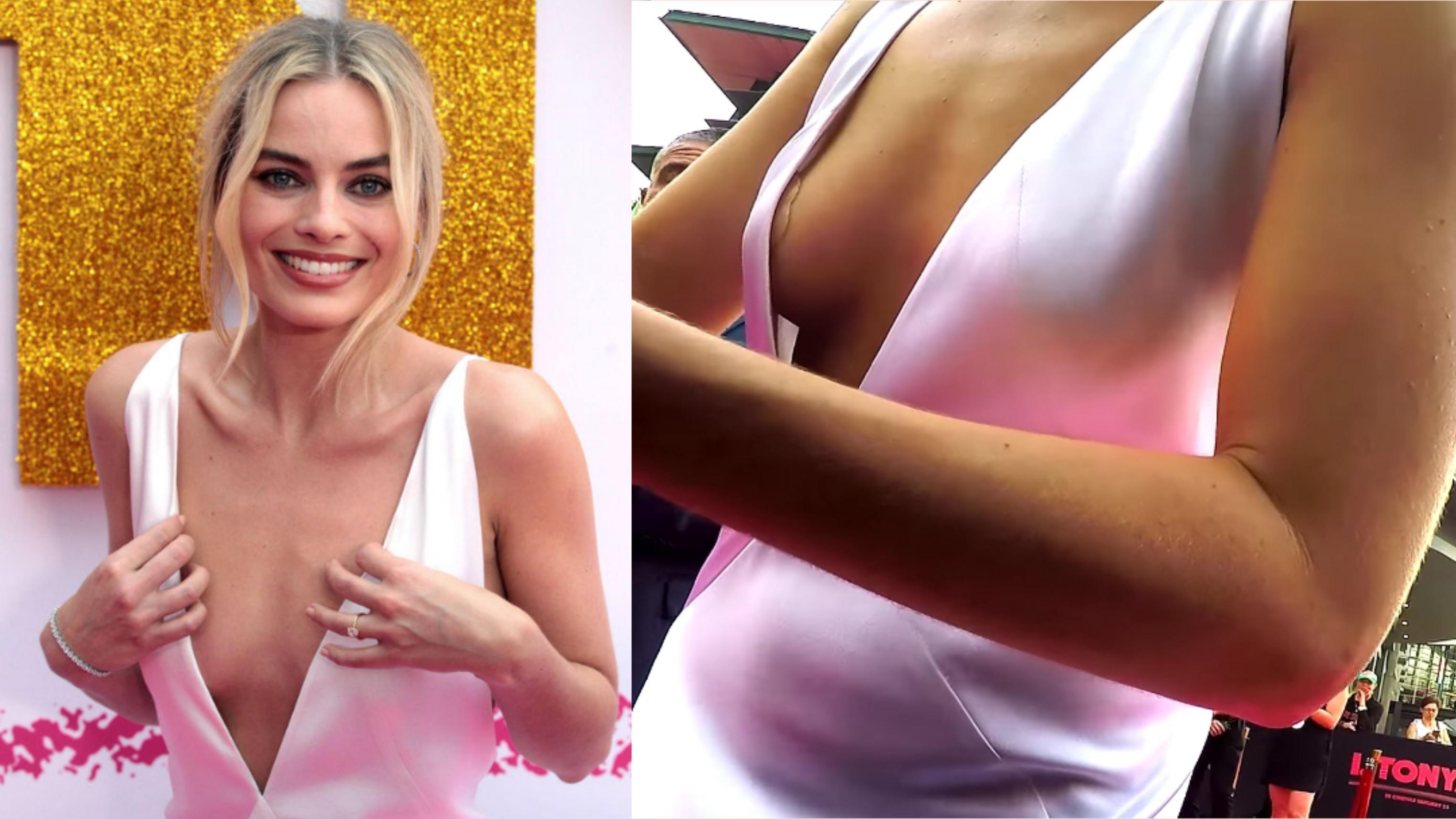 Голая Марго Робби (Margot Robbie), Марго Робби грудь.