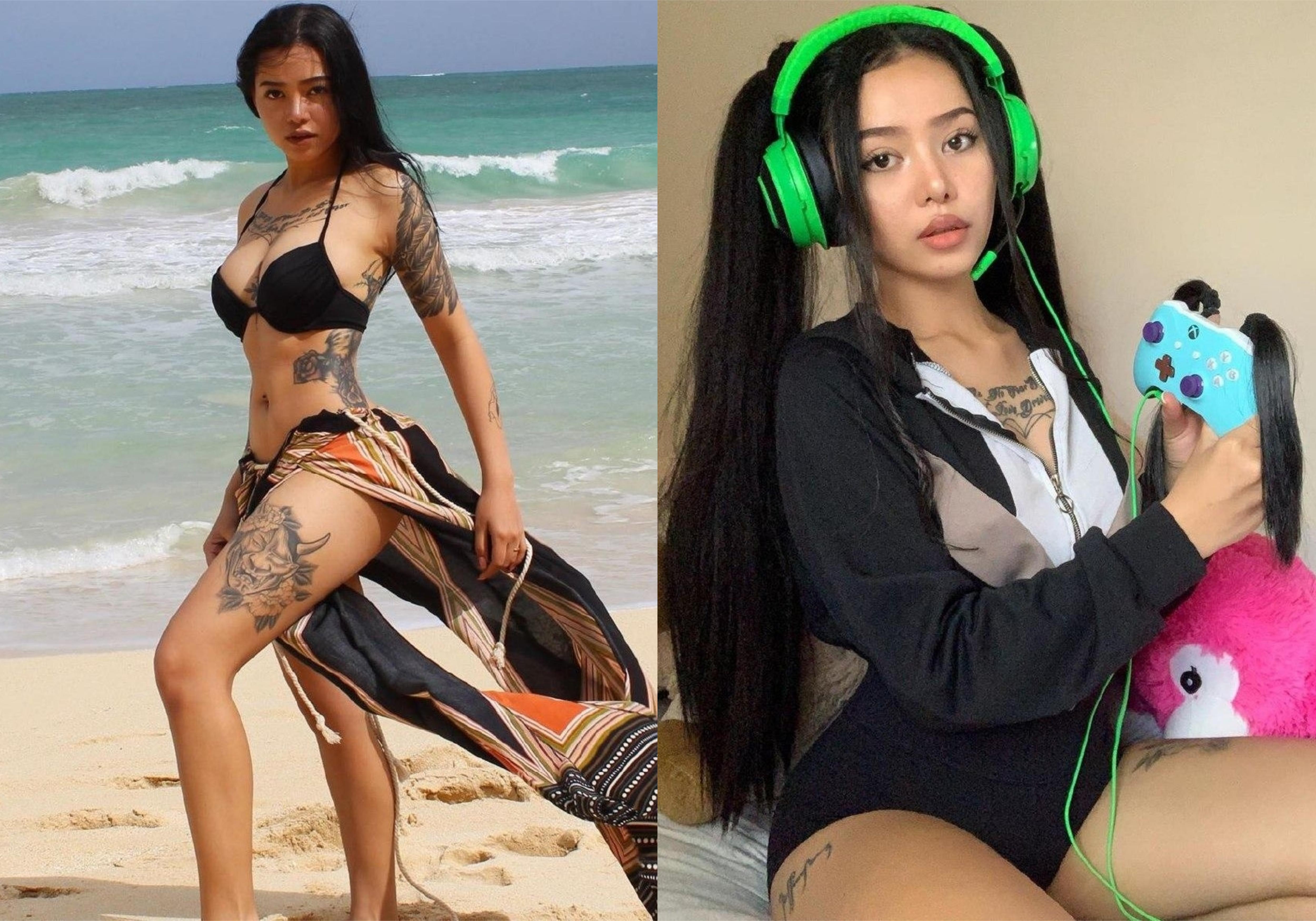 Американская тиктокерша Белла порч.