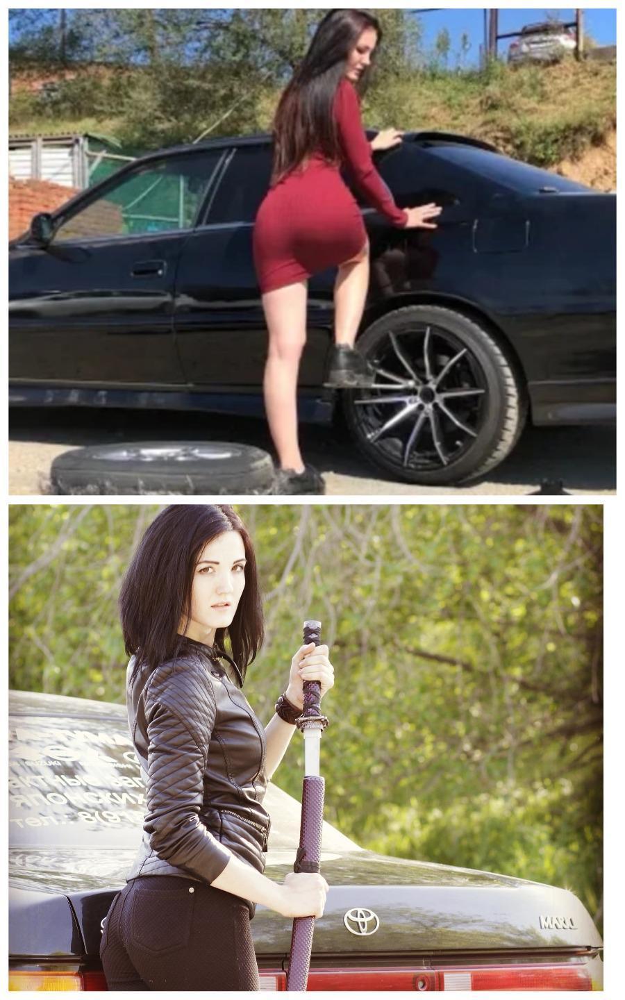 Образ спортивной Насти в купальнике и возле авто не оставляет равнодушными ... Образ спортивной Насти в купальнике и возле авто не оставляет равнодушными ...