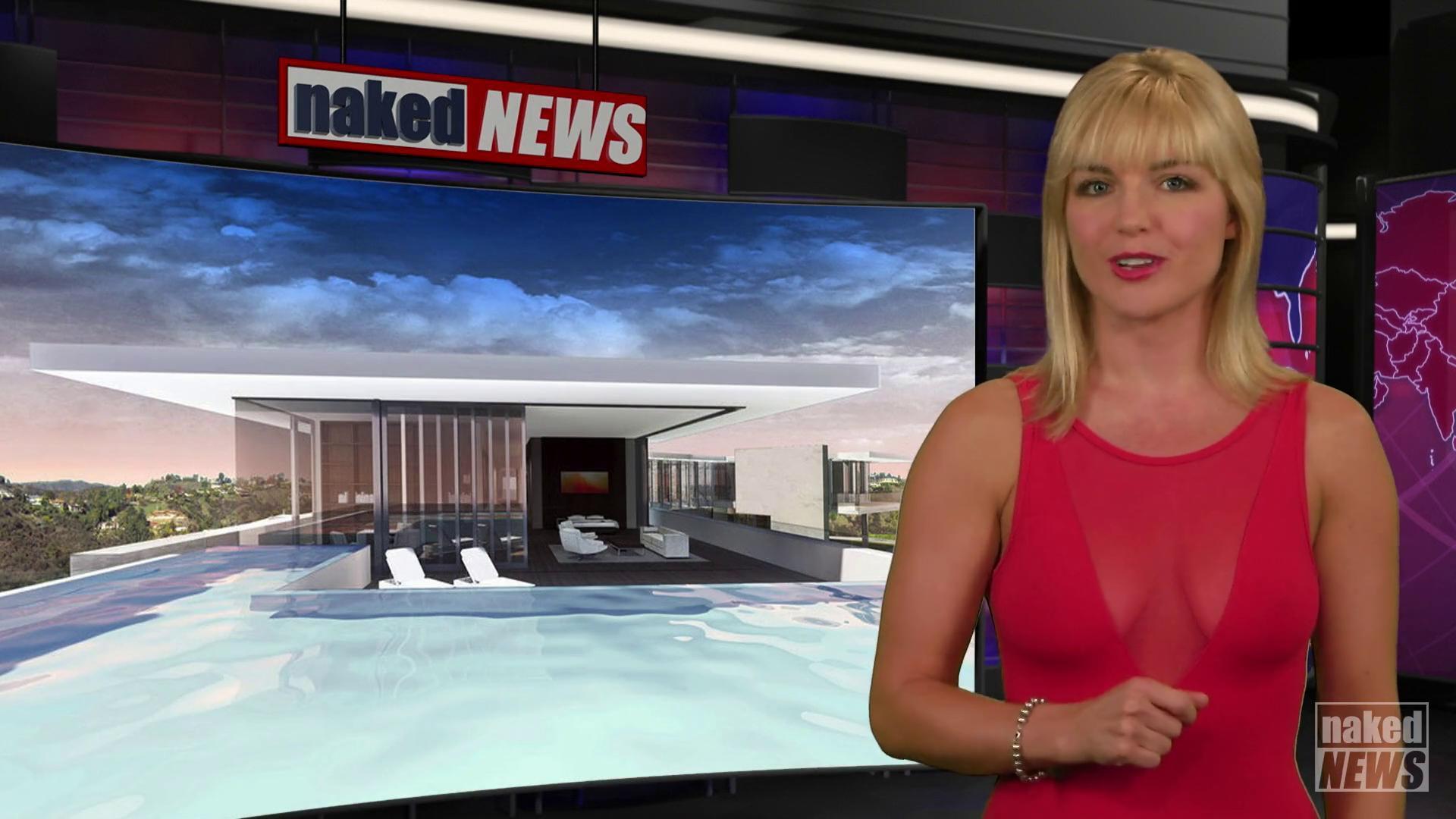 Ещё один фрагмент новостей с нашей блондинкой. Ещё один фрагмент новостей с нашей блондинкой.