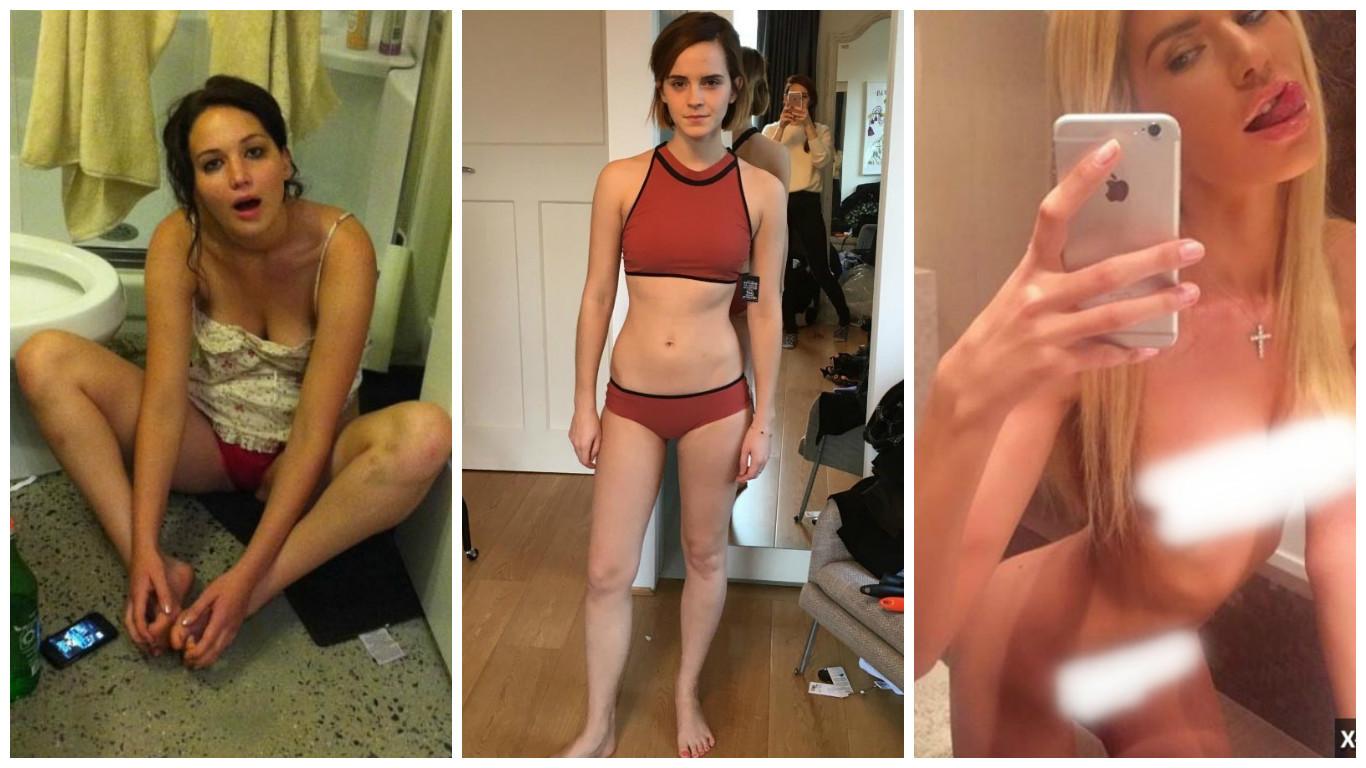 Интимные снимки знаменитостей, Знаменитости украденные хакерами.