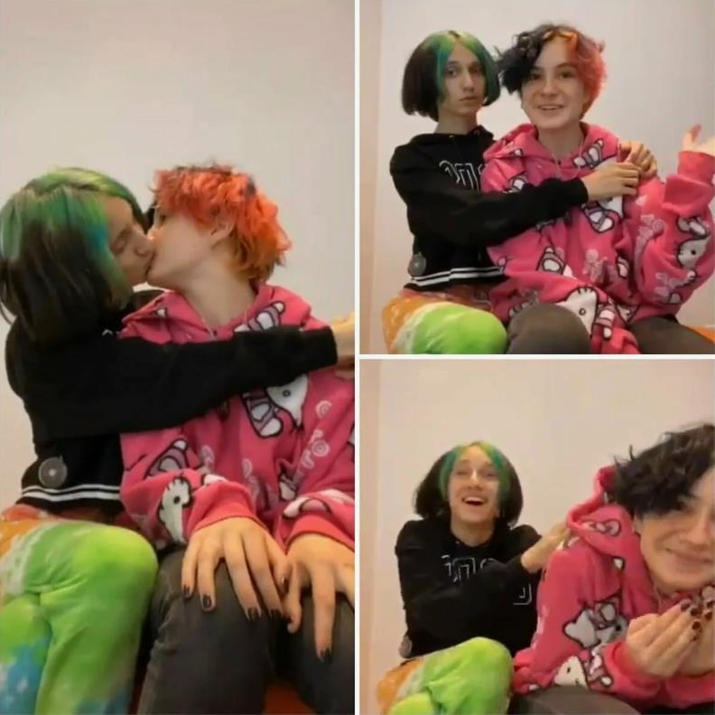 Слитые в сеть совместные фотки, где Оля "Тыква" и Даша Корейка целуются. Слитые в сеть совместные фотки, где Оля "Тыква" и Даша Корейка целуются.