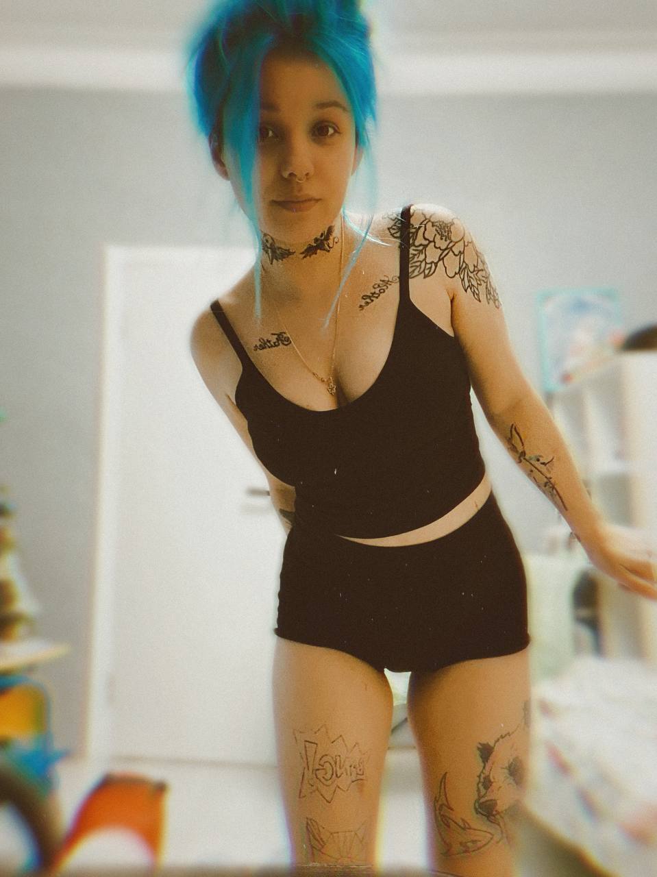 Горячее фото слитое в сеть kanima в чёрном нижнем белье. Горячее фото слитое в сеть kanima в чёрном нижнем белье.