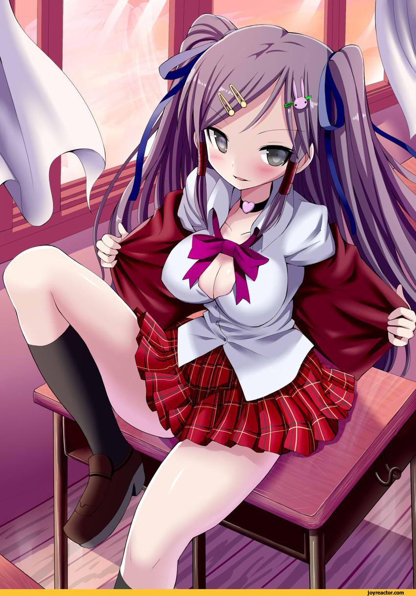 Аниме Школьная форма этти, Аниме девушки в юбках.