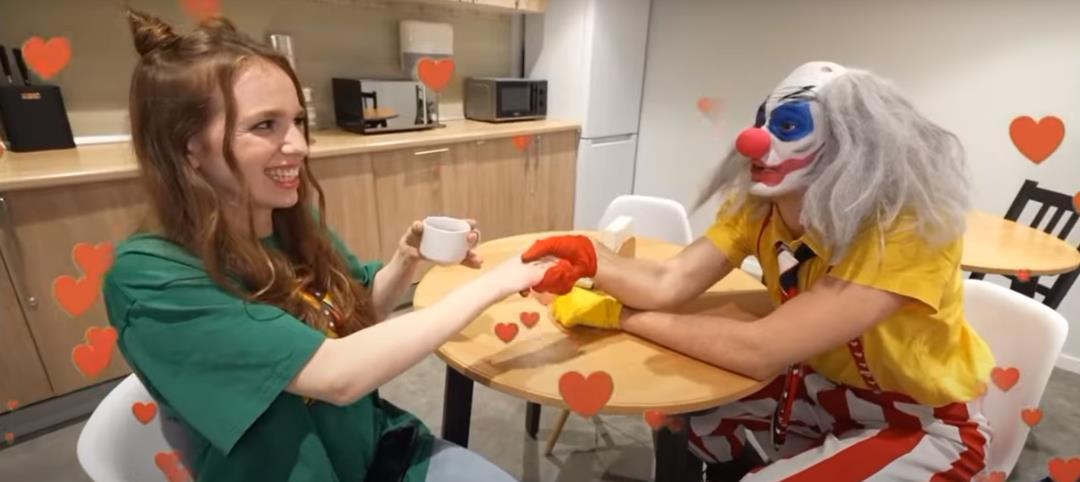 Парочка Риви и клоун. Парочка Риви и клоун.