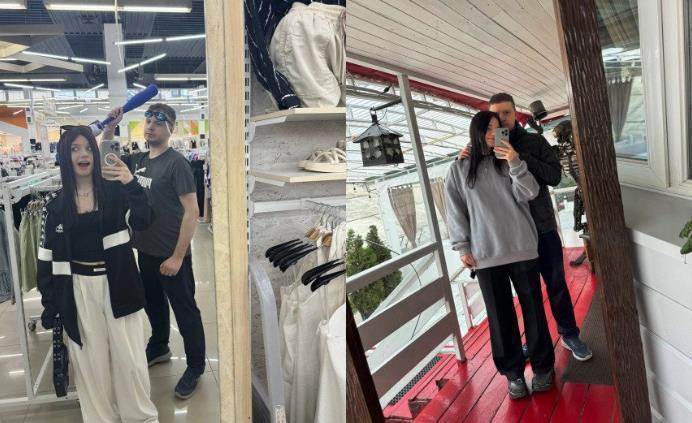 Коллаж фотографий с отдыха в Дубае, Папича и его девушки Ульяны. Коллаж фотографий с отдыха в Дубае, Папича и его девушки Ульяны.