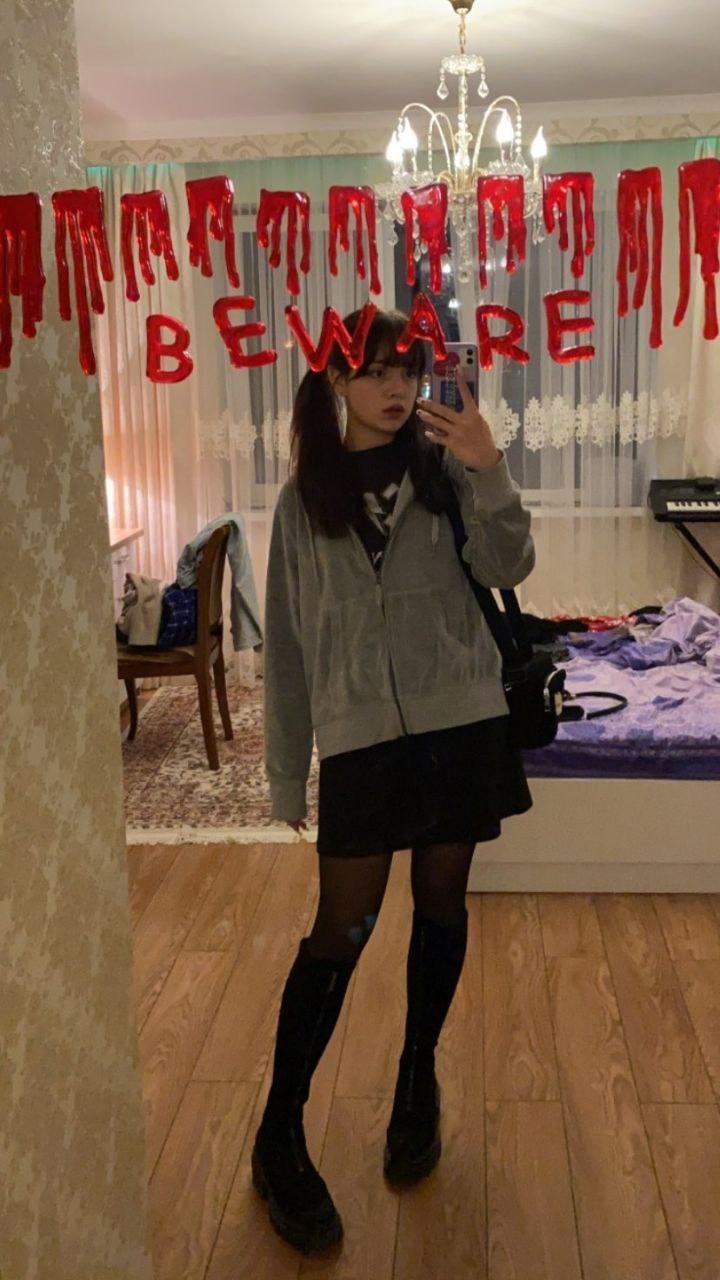 Хэллоуинское селфи от Baby Cute. Хэллоуинское селфи от Baby Cute.