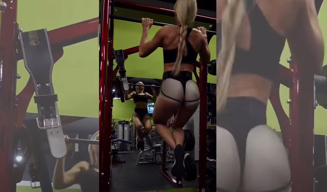 Кадры из спорт зала с Марией Руденок. Кадры из спорт зала с Марией Руденок.