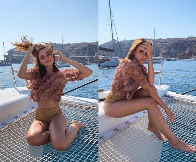 Слив Юлия Годунова в купальнике