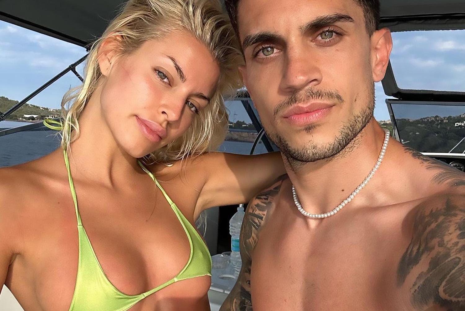 Совместный горячий снимок Джессика Гойкоэчеа и Марк Бартра на яхте.