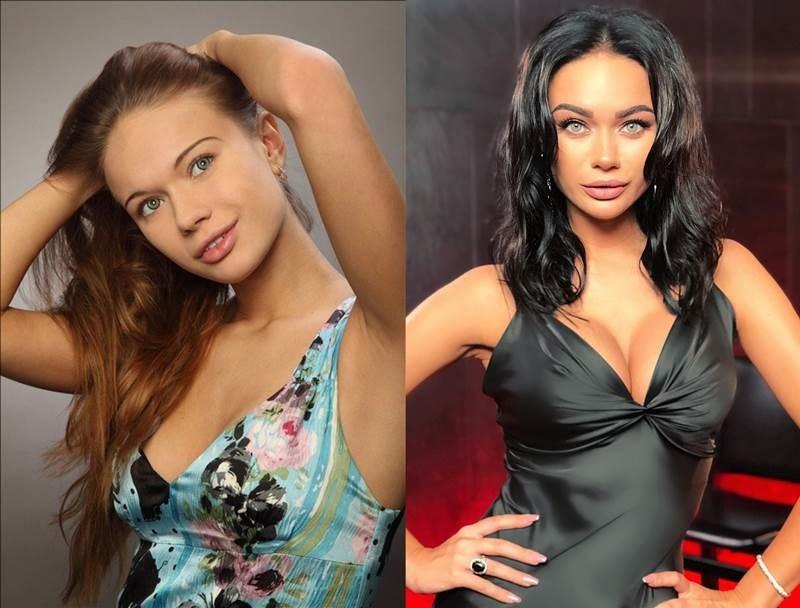 Коллаж горячих фото Кошкиной.