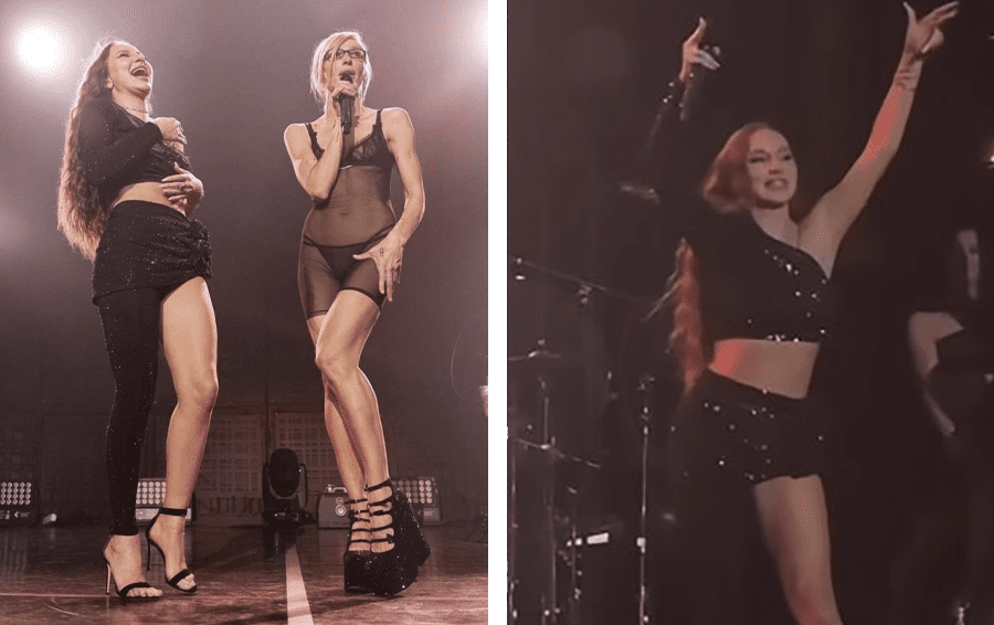 Фото Ивлеевой в нижнем бель на вечеринке.