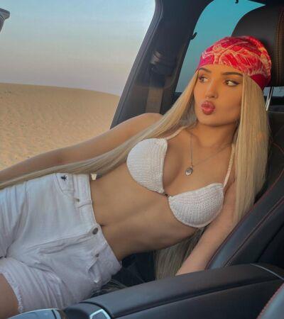 Дина Саева - слив голых фото (18+) тик ток звезды