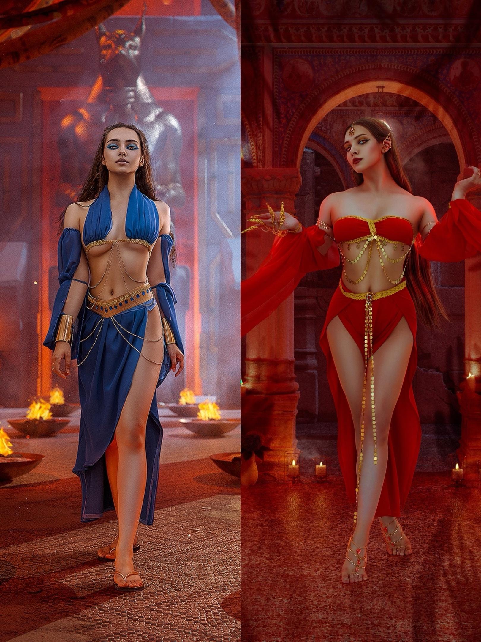 Слитые в сеть фото evelinaava в индийских образах.