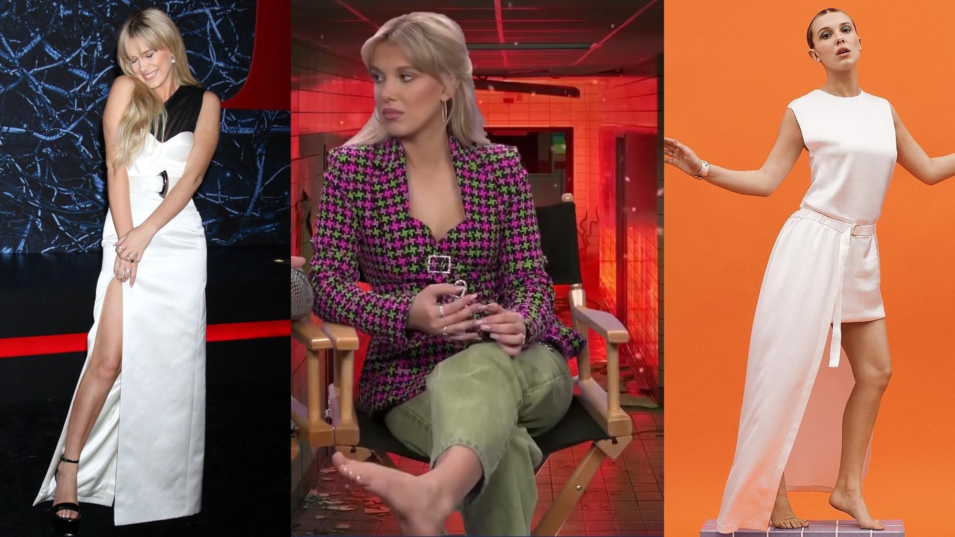 Подборка красивых фотографий с Милли Браун в платьях. Подборка красивых фотографий с Милли Браун в платьях.