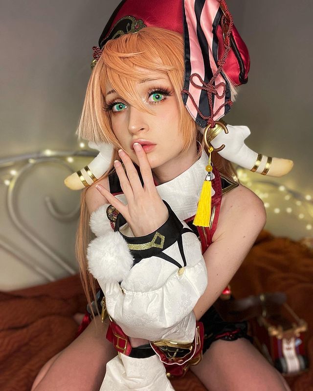 Красивый аниме косплей от Настя "Коноха" Моначеных, она же "Cornkitten".