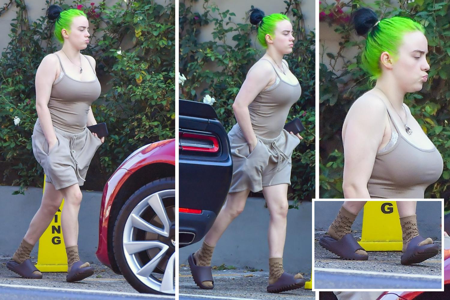 Все эти и другие горячие фото сливы Билли Айлиш 2023 смотрите ниже.