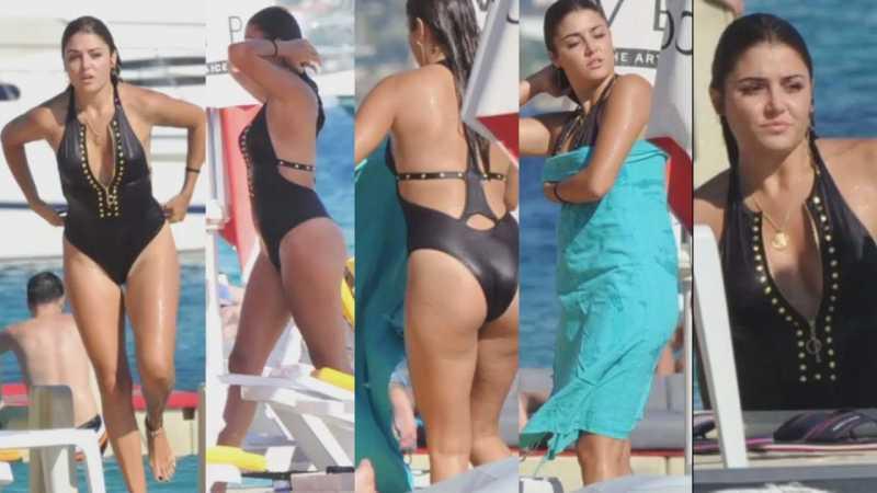 На снимке Эрчел попозировала в нижнем белье и меховой накидке, приняв необычную позу, в которой открылся удачный вид на ее грудь. На снимке Эрчел попозировала в нижнем белье и меховой накидке, приняв необычную позу, в которой открылся удачный вид на ее грудь.