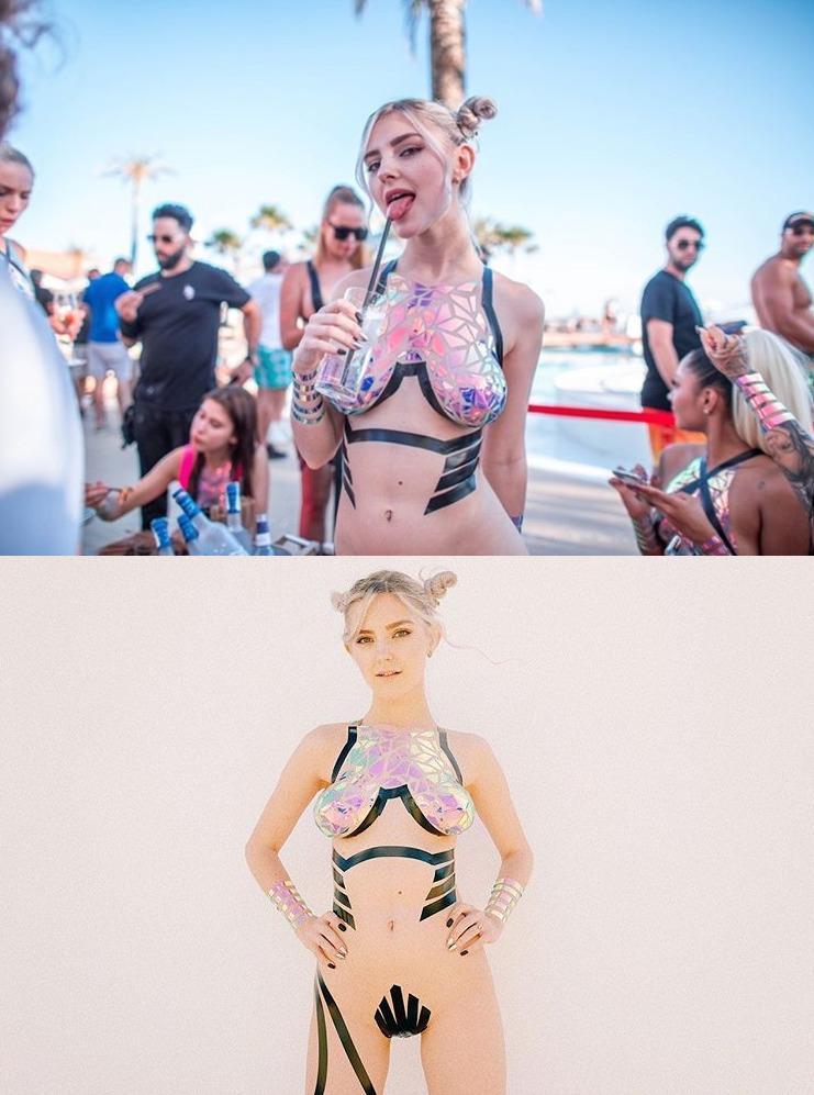 Ева Эльфи горячие фото: в купальнике и нижнем белье