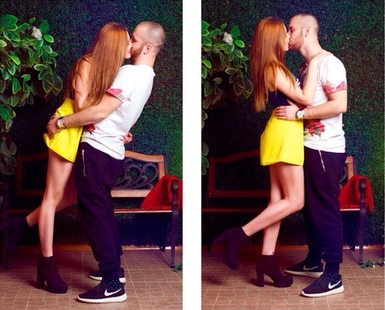 Снимок Миша Малышев и Тарчуткина целуются. Снимок Миша Малышев и Тарчуткина целуются.