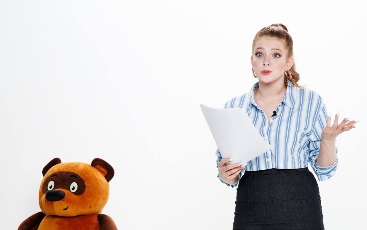 Валентина Ляпина репетирует очередную роль.