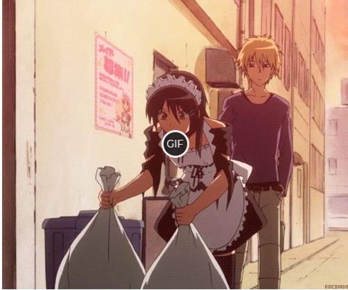 Смешные гифки из аниме