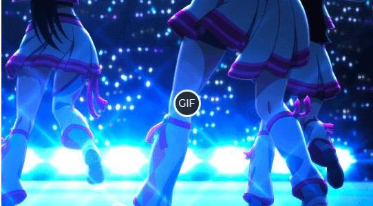 Гифки танец аниме