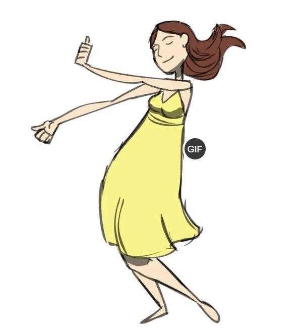 Гифки танцы