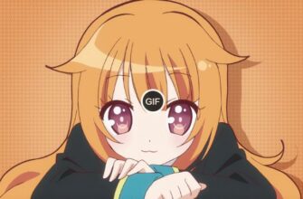 Гифки аниме тян