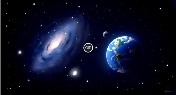 Гифки с космосом высокого качества