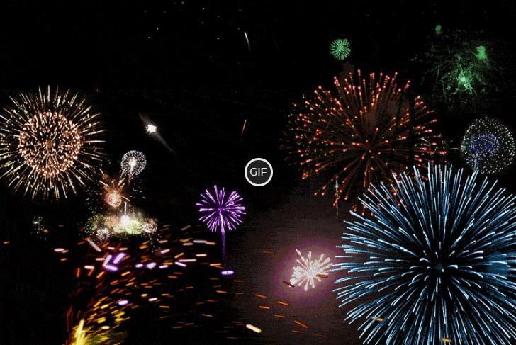 Анимация фейерверк