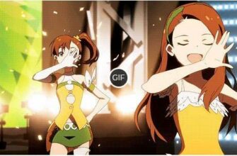 Гифки аниме танцы