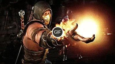 Гифка фаталити скорпиона мк 11