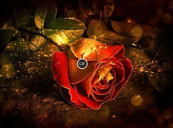 Бесплатные мерцающие открытки эти розы для тебя