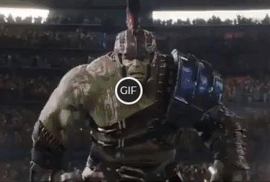 Гифки Халк против Тора битва на арене