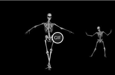Гифка скелеты танцуют