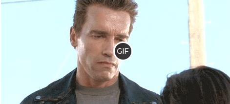 Гифка взгляд Терминатора