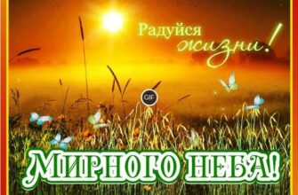 Гифка мирного неба