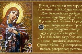 Гифка 26 августа – День Иконы “Семистрельной”