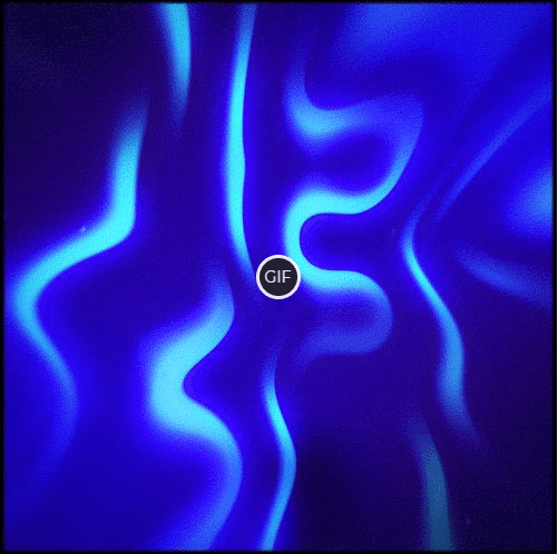 Гиф переливающаяся синяя ткань