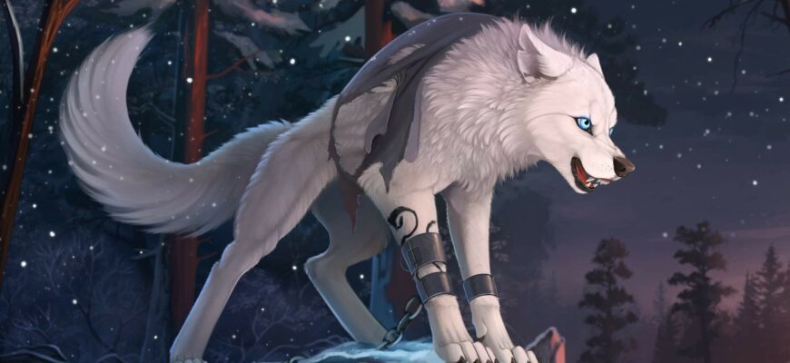 Картинки аниме волки (30 фото)