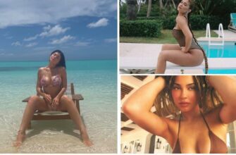 Модель Кайли Дженнер слив горячих фото в купальнике 18+ (30 фото)