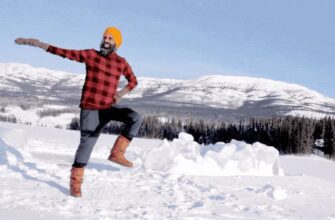 Гифки Снежные танцы