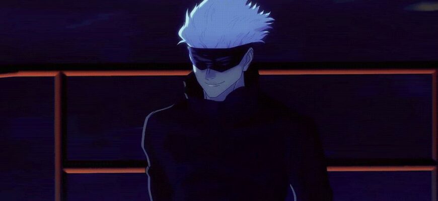 Гифки Сатору Годжо (10 gif картинок аниме персонажа из Магической Битвы)