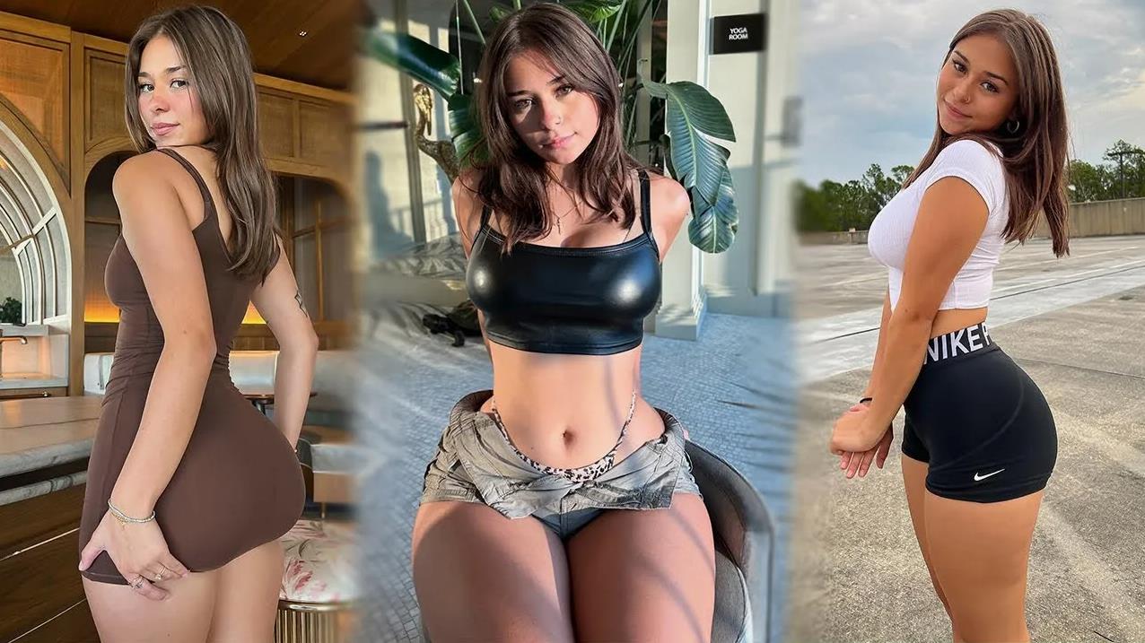 Коллаж фоток с Софи Рейн.