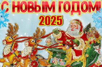 Дед Мороз поздравляет с Новым Годом Змеи 2025 (10 гиф открыток)