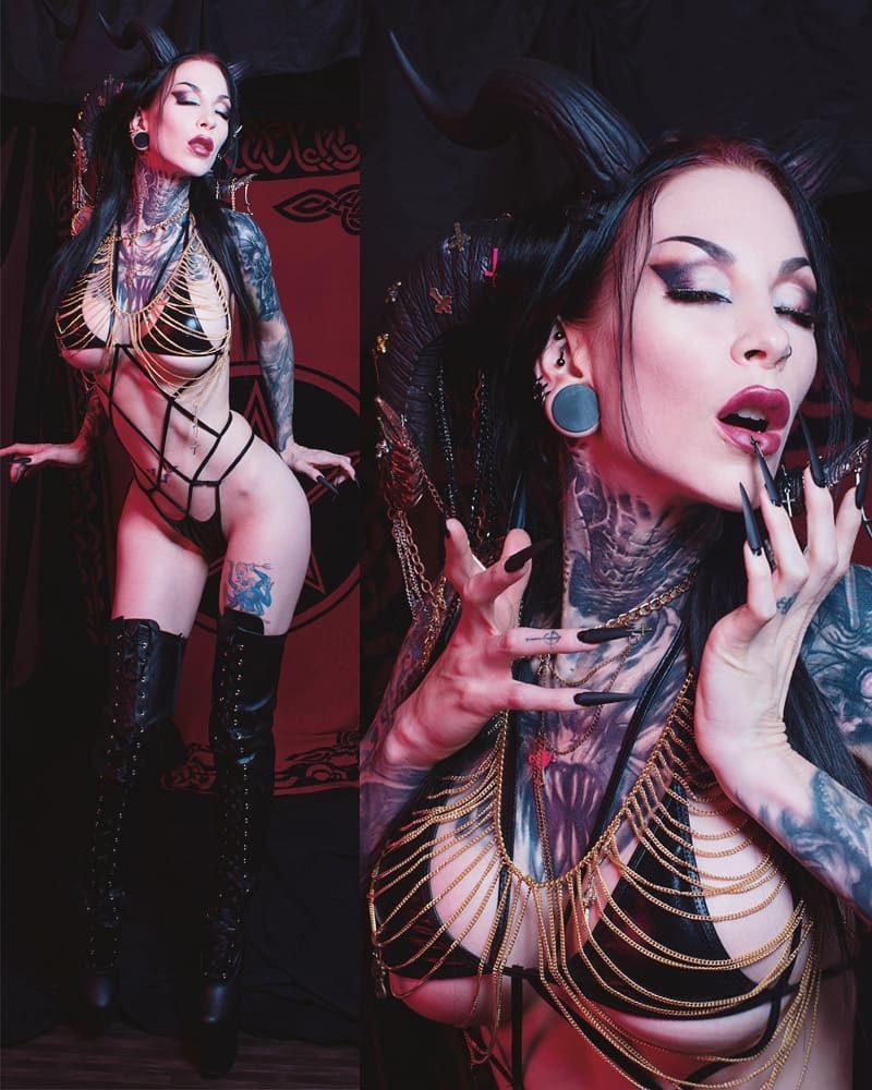 Готик-модель Рэйзор Кэнди (35 фото Razor Candi слитых в сеть)